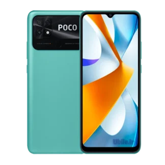 Xiaomi-poco-C40-- front-coralgreen-Ubile