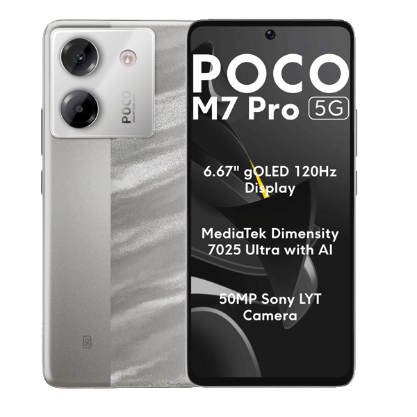 گوشی شیائومی Poco M7 Pro حافظه 256 گیگابایت و رم 12 گیگابایت 5G