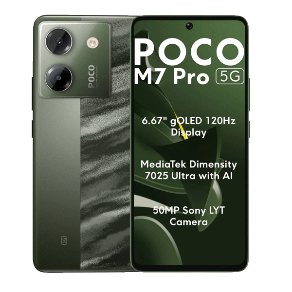 گوشی شیائومی Poco M7 Pro حافظه 128 گیگابایت و رم 6 گیگابایت 5G