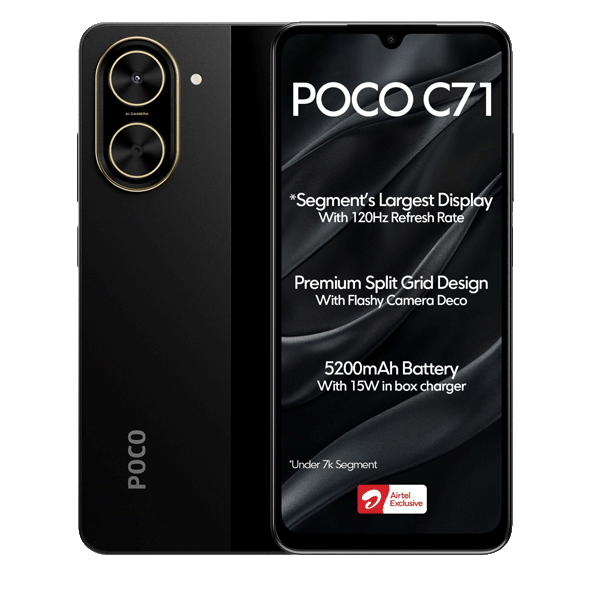 گوشی شیائومی Poco C71 حافظه 64 گیگابایت و رم 3 گیگابایت 4G