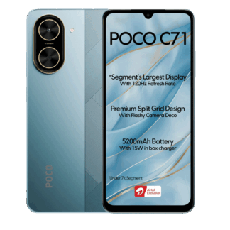 گوشی شیائومی Poco C71 حافظه 64 گیگابایت و رم 4 گیگابایت 4G