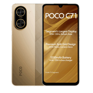 گوشی شیائومی Poco C71 حافظه 128 گیگابایت و رم 4 گیگابایت 4G